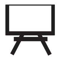 small blackboard flat style design vector