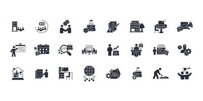 Work icon set...Editable stroke.linear style sign for use web design,logo.Symbol illustration. vector