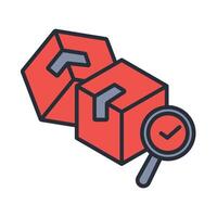 Quality Control icon. ..Editable stroke.linear style sign for use web design,logo.Symbol illustration. vector