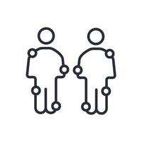 symptoms icon. .Editable stroke.linear style sign for use web design,logo.Symbol illustration. vector