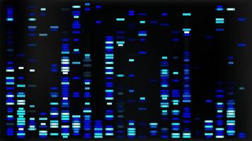 Genetic dna sequence map. Chromosome data pattern with x and y gene analysis. Abstract medical research for human antibody marker. Genome test evolution learning and architecture biotech bg design. vector