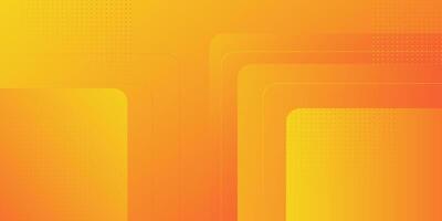 Abstract geometric colorful orange square pattern background with simple overlapping shapes and lines. Colorful trendy 3D design. Cool and modern with paper cut concept. Eps10 vector