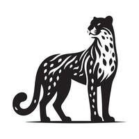 Download Leopard Silhouette Illustrations for Unique Graphic Projects vector
