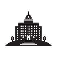 Hotel Silhouette Illustrations for Digital Storytelling Projects vector