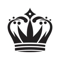 Elegant Monarchy Crown Clipart for Emblems vector