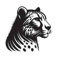 High-Resolution Leopard Silhouette Illustrations for Commercial Use vector