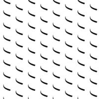 Minimalist Black Curved Line Pattern on White Background vector