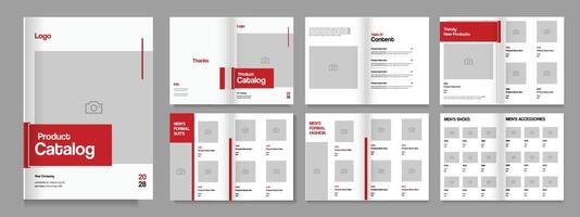 Catalog template, multipurpose modern Company product catalog design layout vector