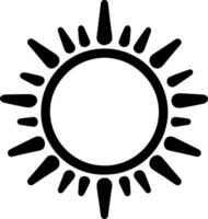 Abstract Sun with Rays vector