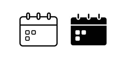 Calendar Icon. Calendar symbol. calendar iconDate Month Event Day Time Reminder Schedule Appointment Plan Page Sign Symbol vector