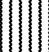 Wave line seamless pattern with vertical lines black color vector