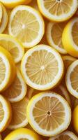 A close up of a bunch of lemons photo