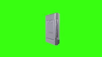 3d rendering of a vintage television set with a modern twist in bright colors video