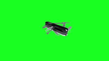 3D rendering of a multifunctional tool on a green background video
