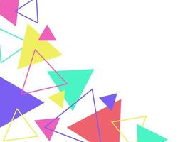 Abstract Geometric Triangle illustration vector