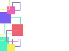 Abstract Geometric Square Corner Background vector