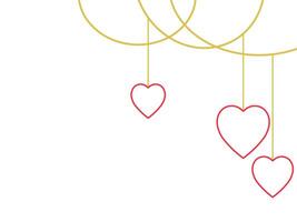 Heart Background Valentines Day vector