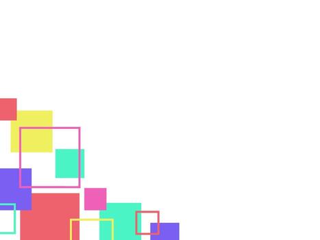 Geometric Square Abstract Frame vector