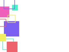 Abstract Geometric Square Corner vector