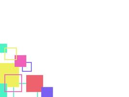 Geometric Square Abstract Frame Background vector