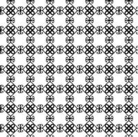 Geometric black seamless pattern on white background vector