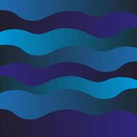 Abstract background of blue color decorated with a pattern in the form of wavy lines vector