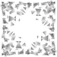Abstract white background in the form of a geometric pattern of triangles vector