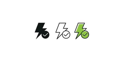 Quick Reply Quick Response Flash Response Power Icon vector