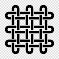 Intricate Celtic Knot Pattern on Background vector