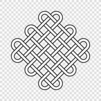 Intricate Celtic Knot Pattern vector
