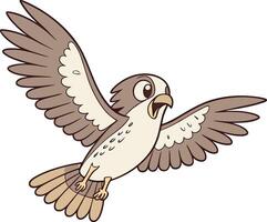 Versatile Flying Bird Graphics for Artistic Projects vector