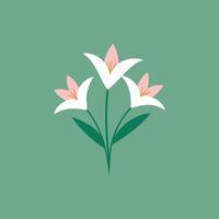 High-Resolution Zephyranthes Flower Canvas Art vector