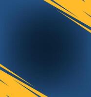 Abstract blue gradient color yellow line background. Wallpaper design vector