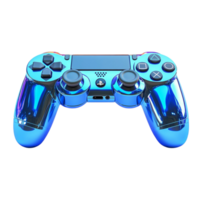 A blue controller with a transparent background png