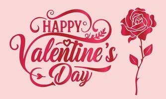 PrintBeautiful happy valentines day greeting card with bokeh light effect vector