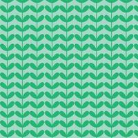 Turquoise background with leaf pattern vector