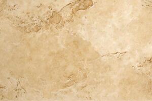 High-resolution image showcasing a luxurious travertine or beige marble with natural patterns photo