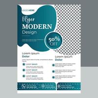 Creative Business Flyer Design Template vector