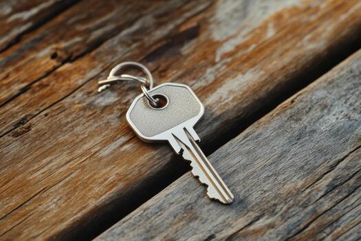 Empty Keychain Symbolizing Future Purchases photo