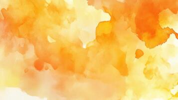 Vibrant Orange and Yellow Watercolor Design for Creative Projects photo