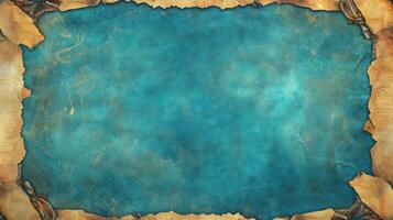 Rustic Wooden Frame Ideal for Vintage Artwork Display photo