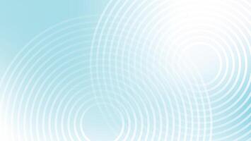 abstract modern circular lines graphic pattern on blue background vector