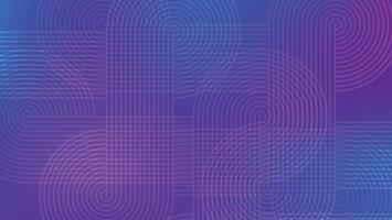abstract background with modern lines pattern on blue and purple vector