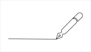 Minimalist pen continuous one line drawing illustration. Linear stylized vector