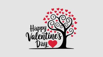 Valentines Day Minimal Heart Design on Black and White Background for Elegant Custom Logos vector
