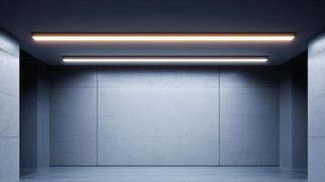 A Efficient modular lighting system enhancing modern workspace with energy conscious design photo