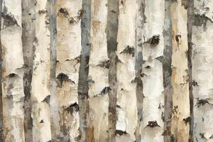 Desaturated tree bark texture forest calm detailed shows rough surface of tree trunks creating feeling of serenity photo