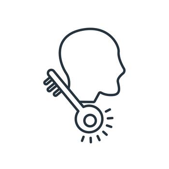 invención plano íconos símbolo línea elementos para infografía web vector