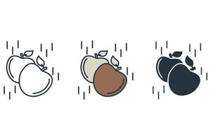 discovery flat icons symbol line elements for infographic web vector