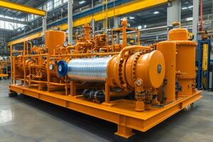 Pipes, tanks, and gauges illustrating the complexity of industrial equipment in a factory photo